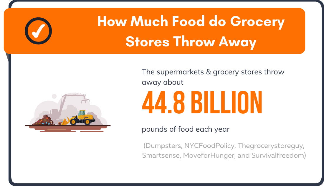 How Much Food do Grocery Stores Throw Away