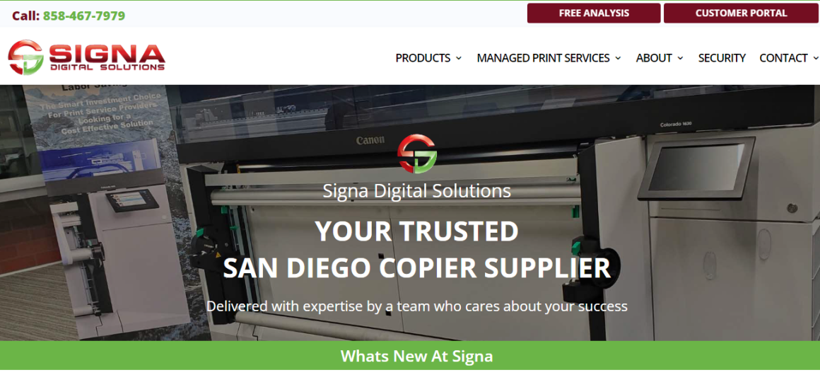 Signa Digital Solutions, Inc. San Diego, CA