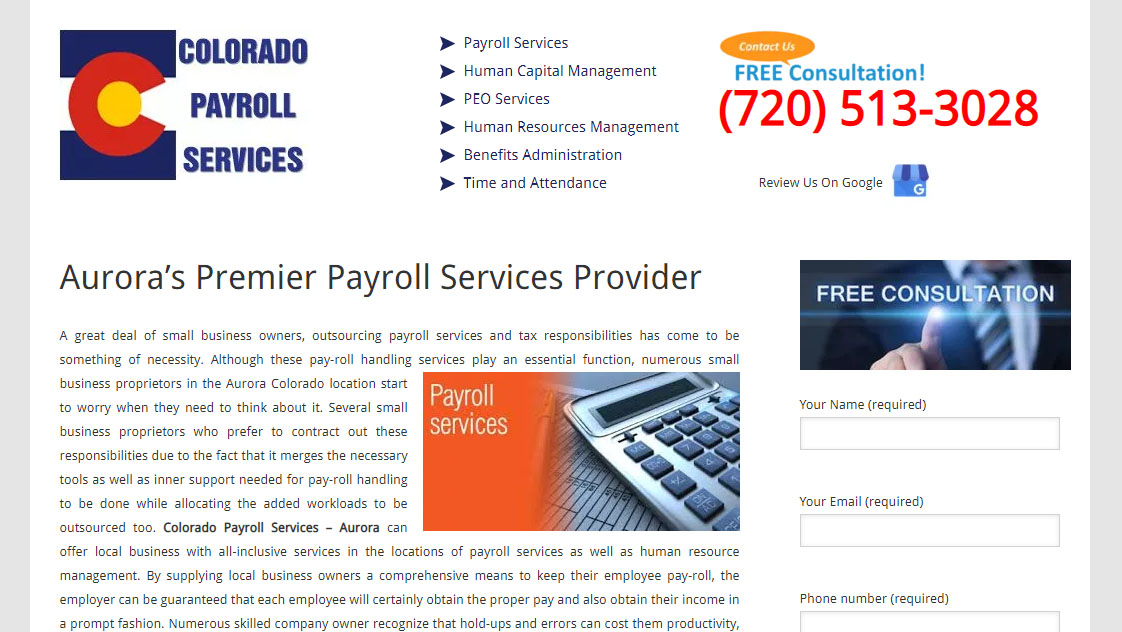 Colorado Payroll Services